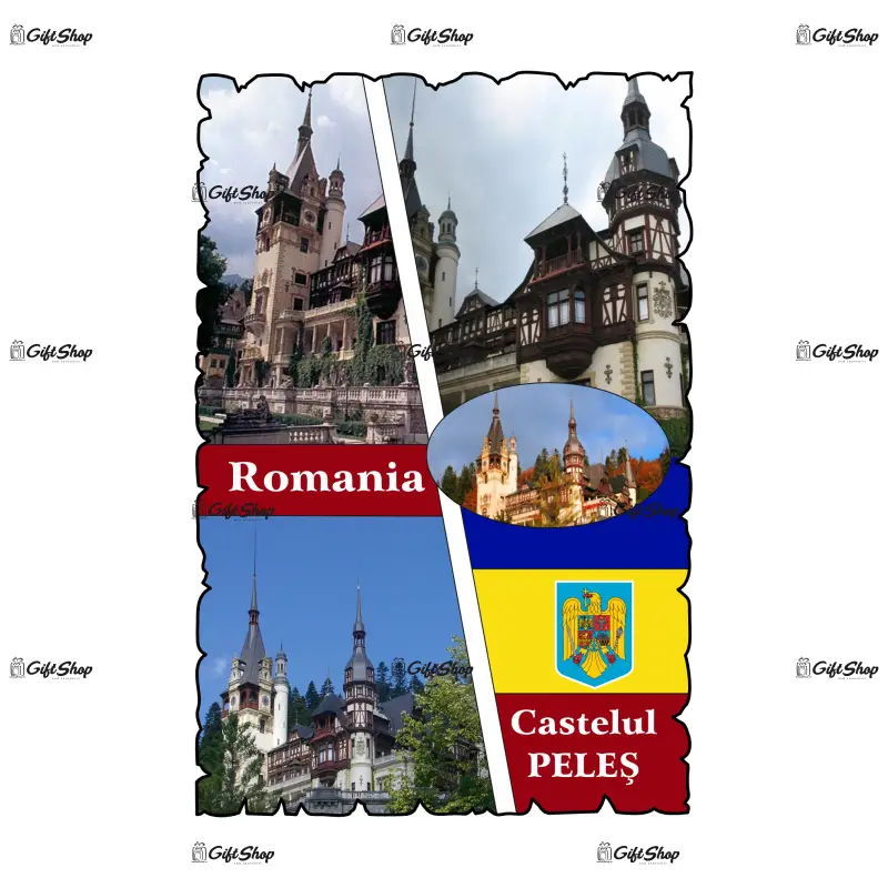 Castelul peles romania, magnet frigider mgs175